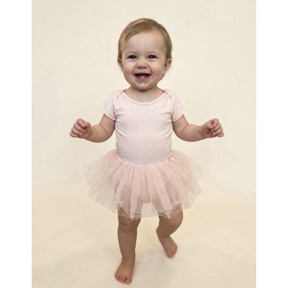 I Love Plum 1 Year Ballet Tutu Dance Pageant Bestie Shirley Pink